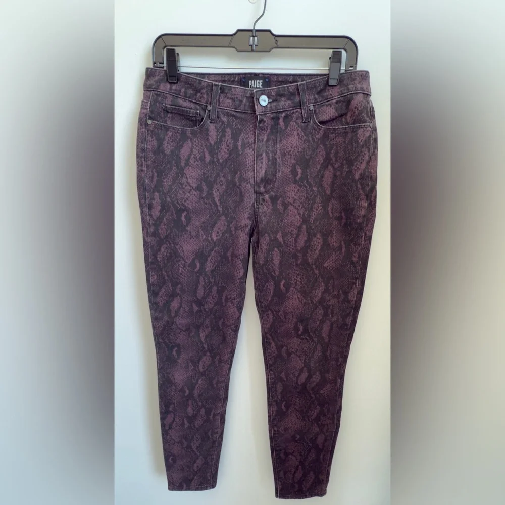 Paige - Hoxton High Rise Ankle Skinny Jeans- Size 30 - Picture 4 of 4